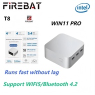 FIREBAT Mini PC (Intel N100, 16GB RAM, 512GB SSD, Intel UHD graphics, Windows 11)silver or black