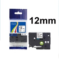 12mm Compatible Label Tape Brother PT-H110 PT-D450 PT-P710BT Paper Sticker Ribbon
