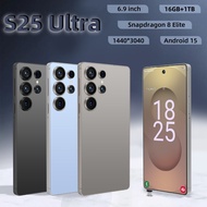 S25 Ultra Smartphone 16GB+1TB 6.9 inch HD Screen 5G Cellphone 8000mAh HD Camera Android Phone