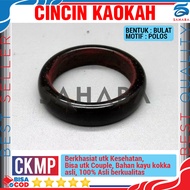 1 Buah CINCIN KAOKAH BULAT POLOS - Cincin Kesehatan - Cincin Kaokah Santri - Cincin Kokka Bulat Polo