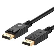 ( SG Stock )  Rankie DisplayPort to DisplayPort Cable, DP Male to DP Male, 4K Resolution, 6 Feet (Bl