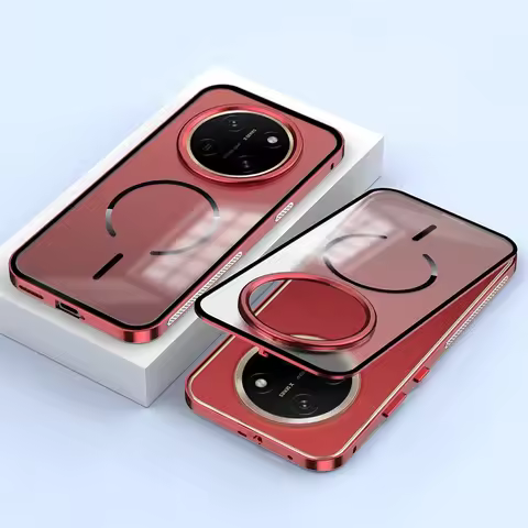 Magnetic Phone Case For Honor X80 Pro Max Aluminium Alloy Metal Frame Case For Honor X80 Pro Max Mat
