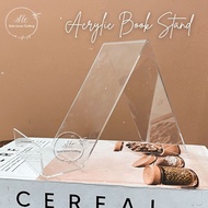 Acrylic Book Display Stand | Acrylic Bookshelf Stand | Clear Acrylic Book Stand