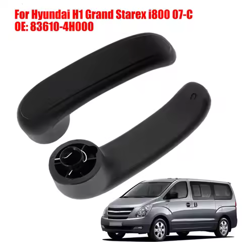 1/2/4pcs Black Left Right Interior Sliding Door Handle Replace 83610-4H000 836104H000 For Hyundai H1