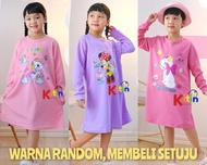 YN - DASTER TUNIK ANAK 2-10 TAHUN/ BAJU MUSLIM NGAJI ANAK PEREMPUAN MOTIF BTS BT21 TSUM UNICORN MIKI BOBA BUBBLE TERUSAN TUNIK BAHAN FOXY FREE ONGKIR BISA COD REALPICT