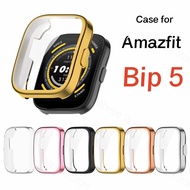 Soft Silicone Case Glass For Xiaomi Huami Amazfit Bip 5 Smart Watchband Screen Protector Cover for Amazfit Bip5