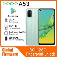 Refurbished Phone OPPO A53 4G - 4GB RAM + 128GB ROM 6.5 Inches 13MP LTE Smartphone Global rom google