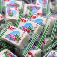 薄荷清凉糕1000gMint Refreshing Cold Cake 1000g Traditional Handmade Cake Tidy Cake Dim sum 250g Childhood