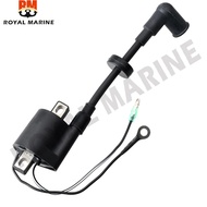 6E0-85570 Ignition Coil With Cap For Yamaha Outboard Motor 2T 4HP 5HP Parsun Powertec SEAPRO etc 5HP