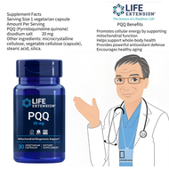LIFE EXTENSION PQQ 20 mg ส่งเสริมพลังงานเซลล์และฟังก์ชั่น mitochondrial Pyrroloquinoline Quinone 30 