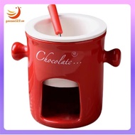 [gaozuo523.vn] Fondue Mug Ceramic Chocolate Melting Fondue Pot Chocolate Fondue Mugs Snack Candy Cho