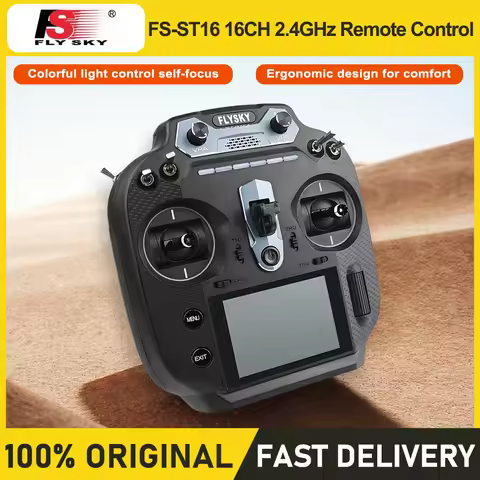 FLYSKY FS-ST16 ST16 Remote Control 16CH/SR8 Receiver 2.4GHz Remote Control RC Car RC boats Aircraft 