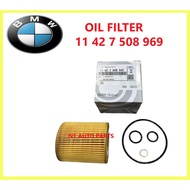 ( 100% ORIGINAL ) BMW N46 E90 E81 E87 E88 E82 E46 E93 E92 E91 E61 E83 E84 E85 OIL FILTER 11427508969