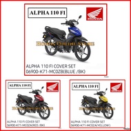 Cover Set Honda Wave Alpha CX110 Fi 100% Honda Original ( Blue / Yellow / Red ) Wave Alpha CX 110 Fi