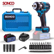SONCO MIV-55 High Torque Brushless Cordless 3 in 1 Impact Wrench Driver Drill Electric Impact Wrench