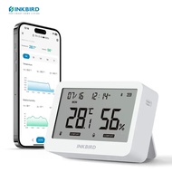 INKBIRD 6-In-1 Indoor Temperature Humidity Monitor 3.8inches LCD Display Smart Bluetooth Thermometer