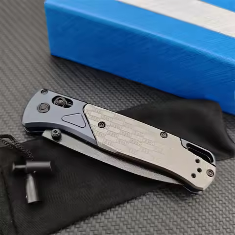 Kith Taps BM for A Limited Run Bugout EDC Knives D2 Blade Aluminum Handle Folding Knife Outdoor Camp