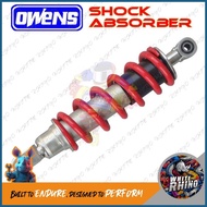 ∥ ❡ ✜ OWENS CBR150 \ CB150R RED SHOCK ABSORBER - MONO SHOCK CBR 150 CB 150R MONOSHOCK 355MM | 1 PIE