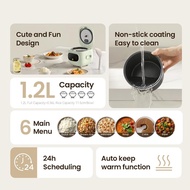 Comfee Rice Cooker Non-stick coating 6 menu One-Click operation Multi Cooker(0.36L Rice Capacity)