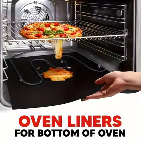 2 Pack Heavy Duty Oven Liners Oven Liners For Bottom Of Oven, BPA Free Oven Mat, Thick Heavy Duty No