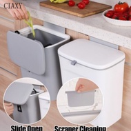 Hanging Trash Can for Kitchen Cabinet Door with Lid Wall Mounted Counter Waste Bin Plastic/WASTE BIN