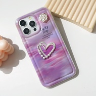 Case Model 3D Aesthetic New Untuk Samsung All tipe Casing Mewah Silikon Pelindung body dan kamera  A