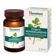 Himalaya, Organic Ashwagandha, Herbal Supplement, 30/ 60/ 90 Caplets