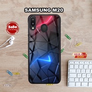 Case SAMSUNG M20 Casing SAMSUNG M20 case [ ABSTRAK KUBIK ] Case hp kondom hp case anime case karakte