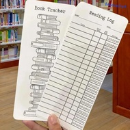 BLUEVELVET Book List Reading Log, Writable Notes Reading Challenge Reading List Marker Cards, Creati