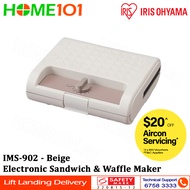 Iris Ohyama Electronic Sandwich &amp; Waffle Maker IMS-902 - Beige