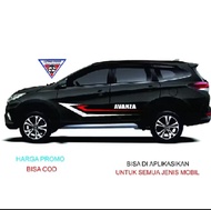 sticker mobil Avanza sticker list body samping mobil avanza
