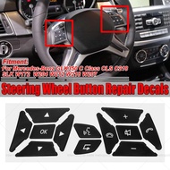 Limited Time Discounts New Steering Wheel Button Repair Decal Stickers Decals For Mercedes For Benz GLK350 C Class CLS C218 SLK W172 W204 W212 W218