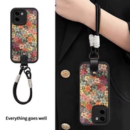 Vivo Y200 Phone Case Silicone Floral Design Womens Style Anti-Fall Luxury Minimalist Sheepskin Prote