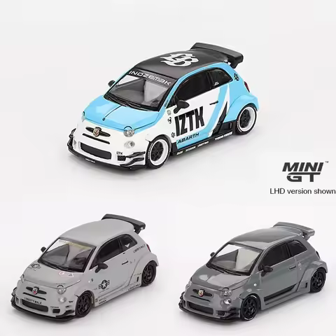 MINIGT In Stock 1:64 LBWK LB WORKS Abas Works ABARTH Diecast Car Model Collection Toys 995 1064 1051