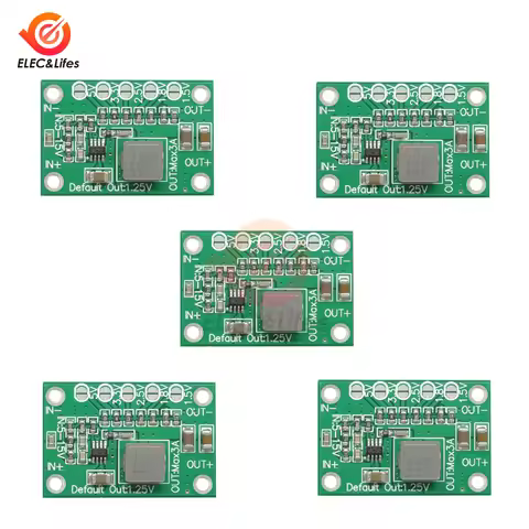 5Pcs CA1235 Adjustable Power Module CA-1235 Buck Power Module 1.25V 1.5 1.8 2.5 3.3 5V Output 5-16V 