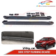 PERODUA ARUZ 2019-2023 SIDE STEP RUNNING BOARD WITH BRACKETS (BLACK) '2 PC/SET'