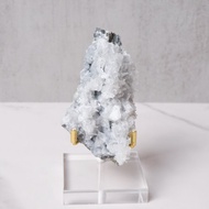 花瓣方解石共生砂糖水晶 // 舒緩思緒 淨化空間 // 贈底座