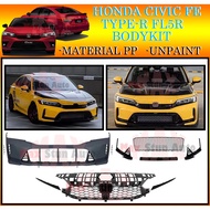 HONDA CIVIC FE TYPE R FL5R FL5 FRONT BUMPER CIVIC RS RS SPEC E SPEC V SPEC 11TH GENARATION TYPE R GR