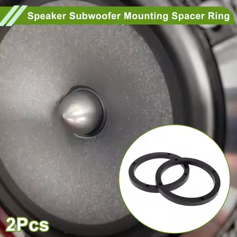 UXCELL Speaker Spacer Ring Tweeter Speaker Spacer Adapter for 6.5" ABS 2 Pcs Universal