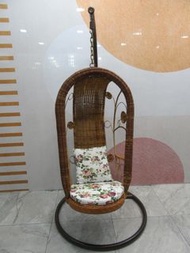 台北二手家具 推薦 ★ 搖椅 吊椅 吊籃椅 藤編 碎花 拍照布景 復古風 鄉村風 桃園 台北 新北 二手家具【避風港】
