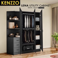 Kenzzo :Lena Seating Corner Cabinet Corner Cabinet Triangle Cabinet / almari baju murah / wardrobe