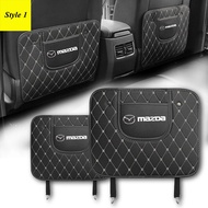 Đệm Đá Tựa Lưng Ghế Ô Tô Đệm Da Chống Trầy Xước Cho Mazda 3 Mazda 6 Atenza Axela Demio CX3 CX5 MP MS