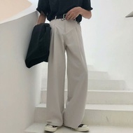 2024 new style mens thin thin casual baggy vertical trousers Summer Pants Men loose Version Of The T