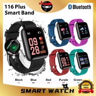 HOT 【The lowest price】2022 NEW 116 PLUS smart bracelet smart watch color screen IP67 waterproof Jam Tangan Cerdas wirele