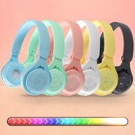 Wear Bluetooth Headset Foldable Wear Creative White Macaron Headset Bluetooth Headset 3VK1