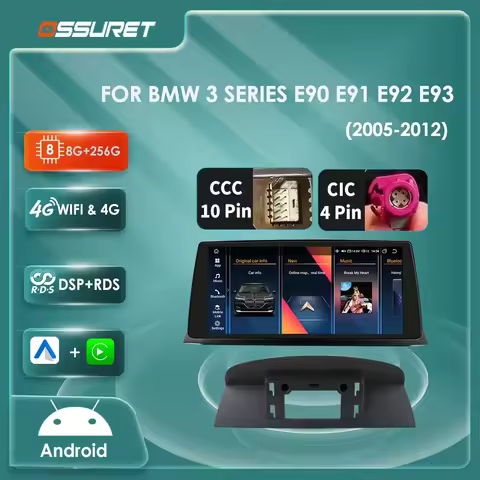 10.33"Android Car Multimedia Player Auto radio For BMW 3 E90 E91 E92 E93 CCC CIC 2005-2012 2Din GPS 