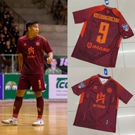 IMANE Futsal Shirt Black Purple Red 9 Thanawat Born Bang Rachan Full Grade Player 24-25 Authentic Ta