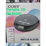 COBY Portable CD Player with FM Radio