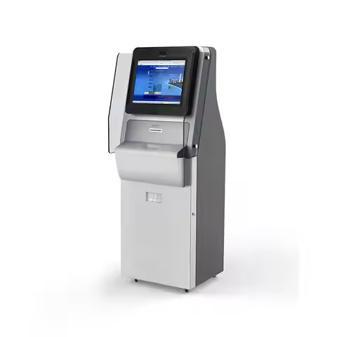 Outdoor Self Service Bill Payment Parking Kiosk Multi Touch Screen Kiosk Cash Ragistar Bank Atm Mach