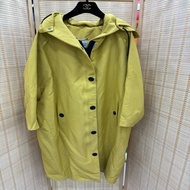 Prada 米黃色長款風衣 36S碼 碼數偏大 寬松版